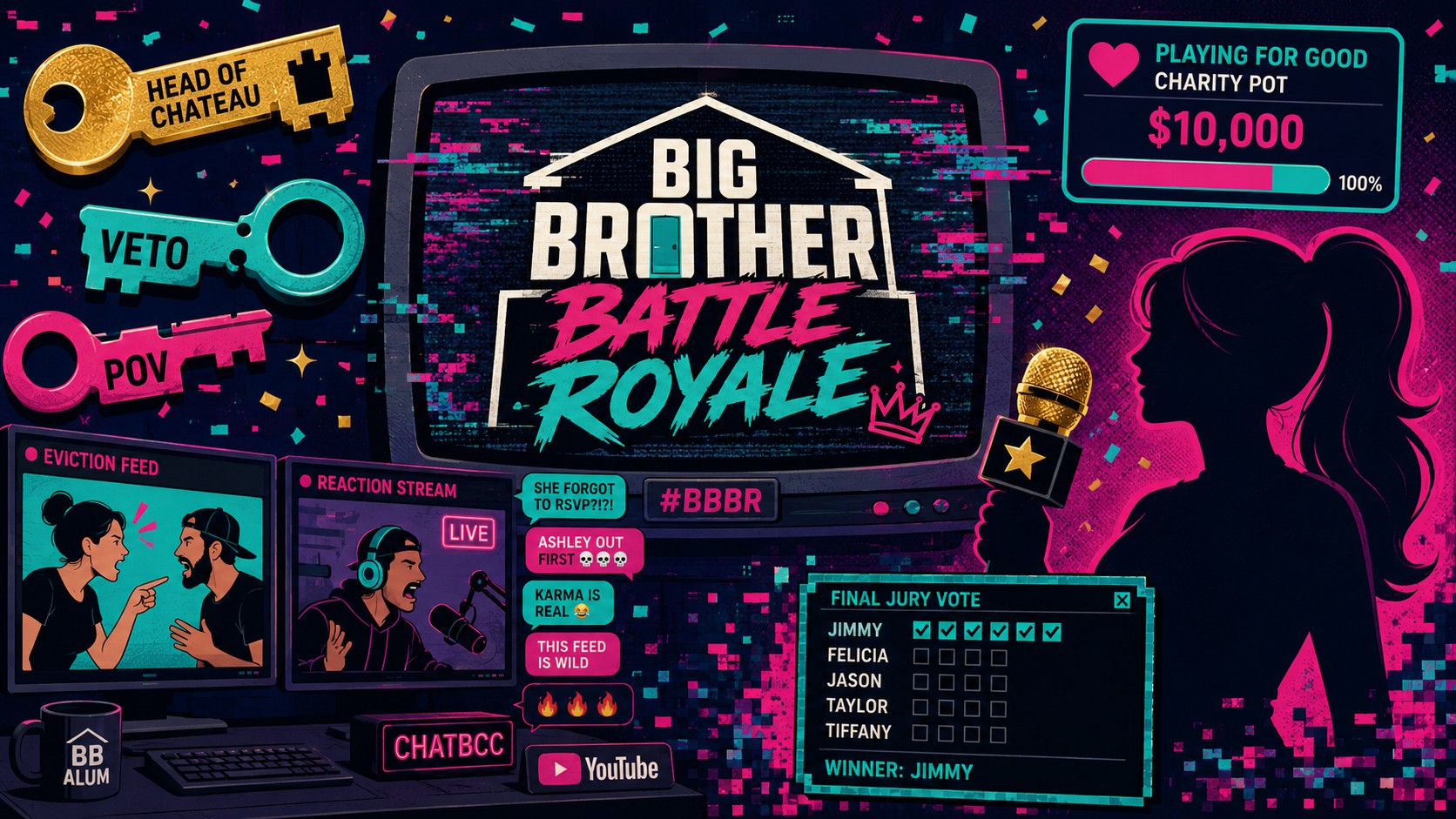 1,000 episodes later: broken microphones, bitter streams, and the glorious mess of the big brother battle royale